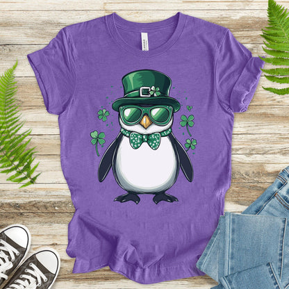 Penguin Party: St. Patrick’s Day Waddle T-Shirt - TShirtree