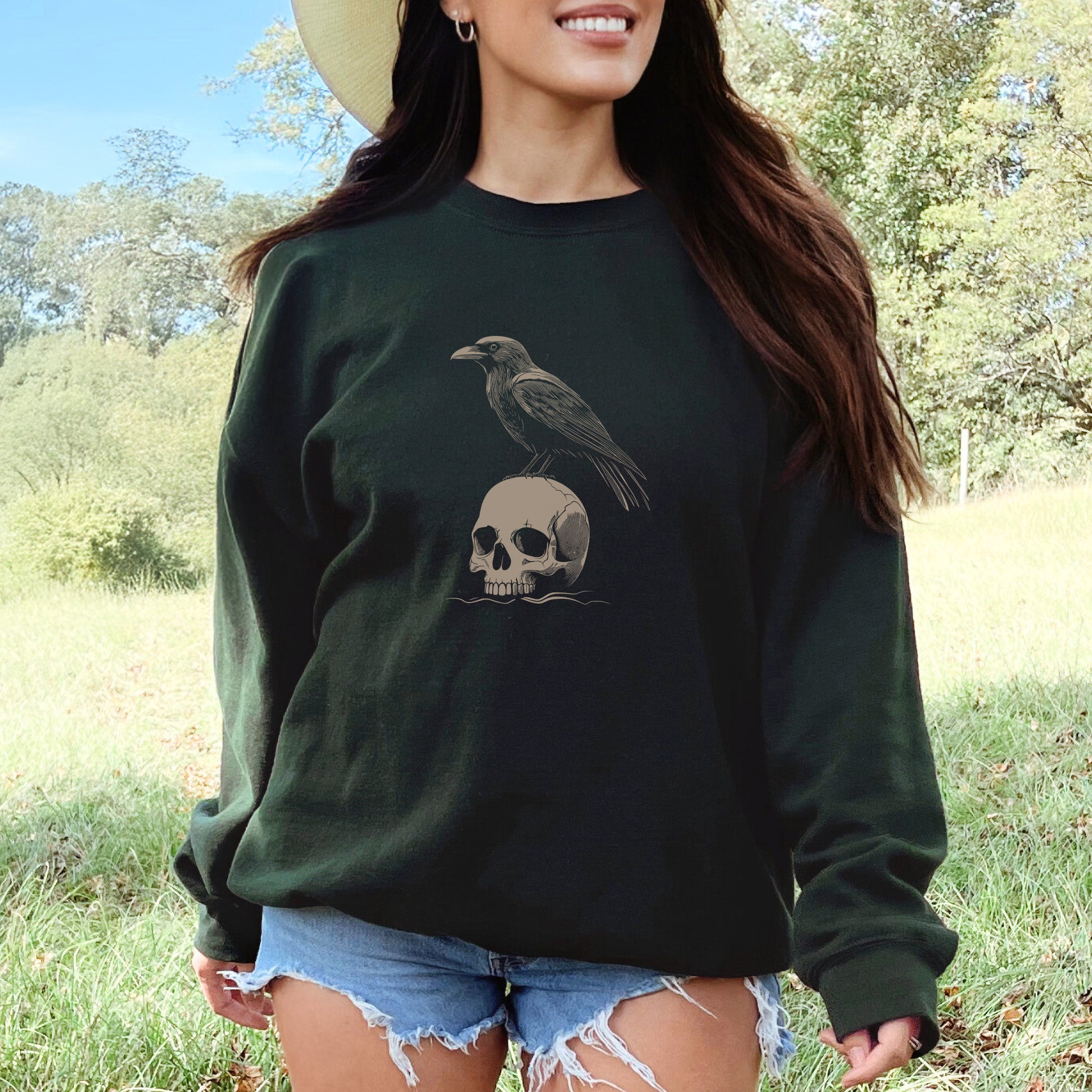 Raven Spirit Animal Sweatshirt