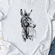 Loving Donkey Sketch T-Shirt