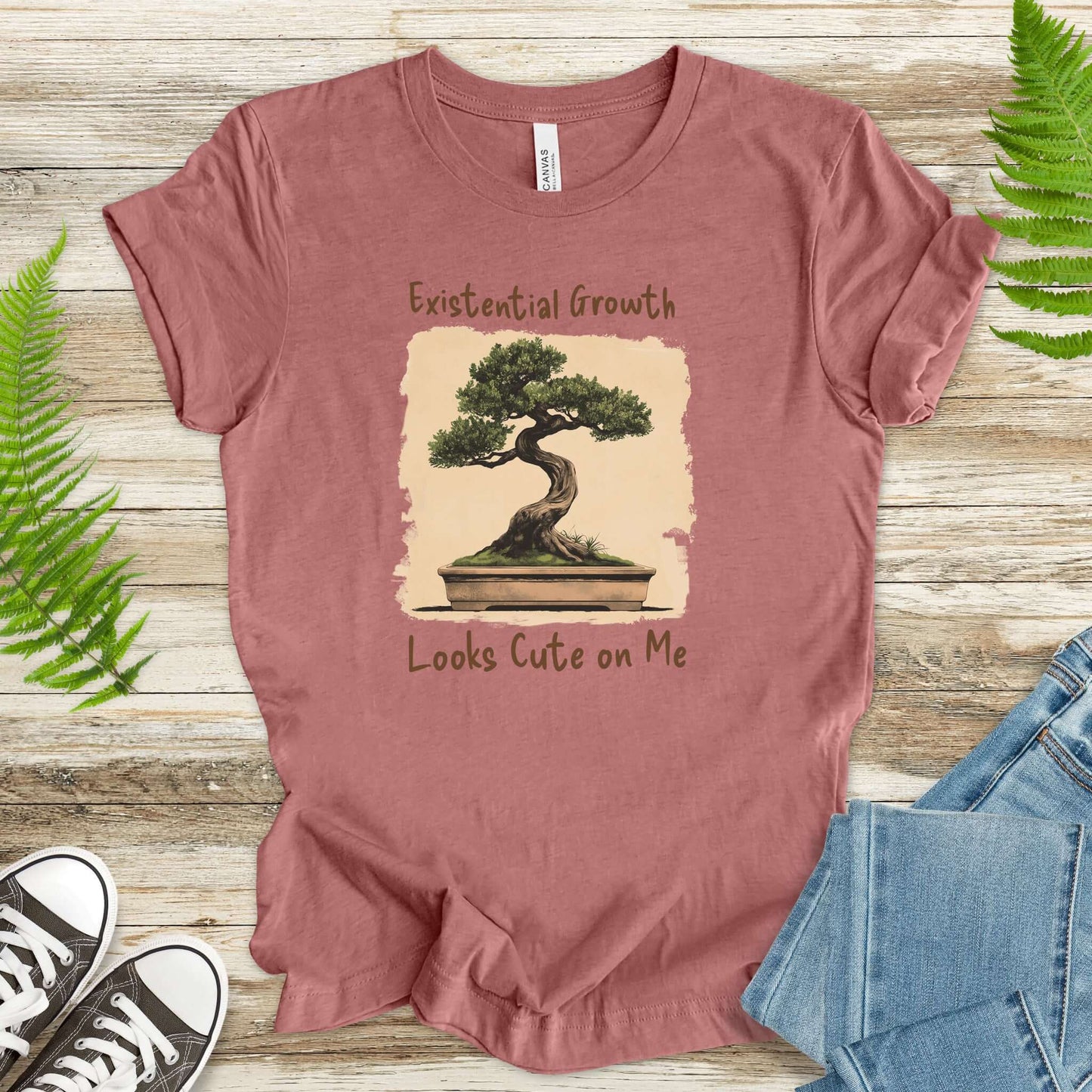 Deep Roots Bonsai Bliss Retro T-Shirt