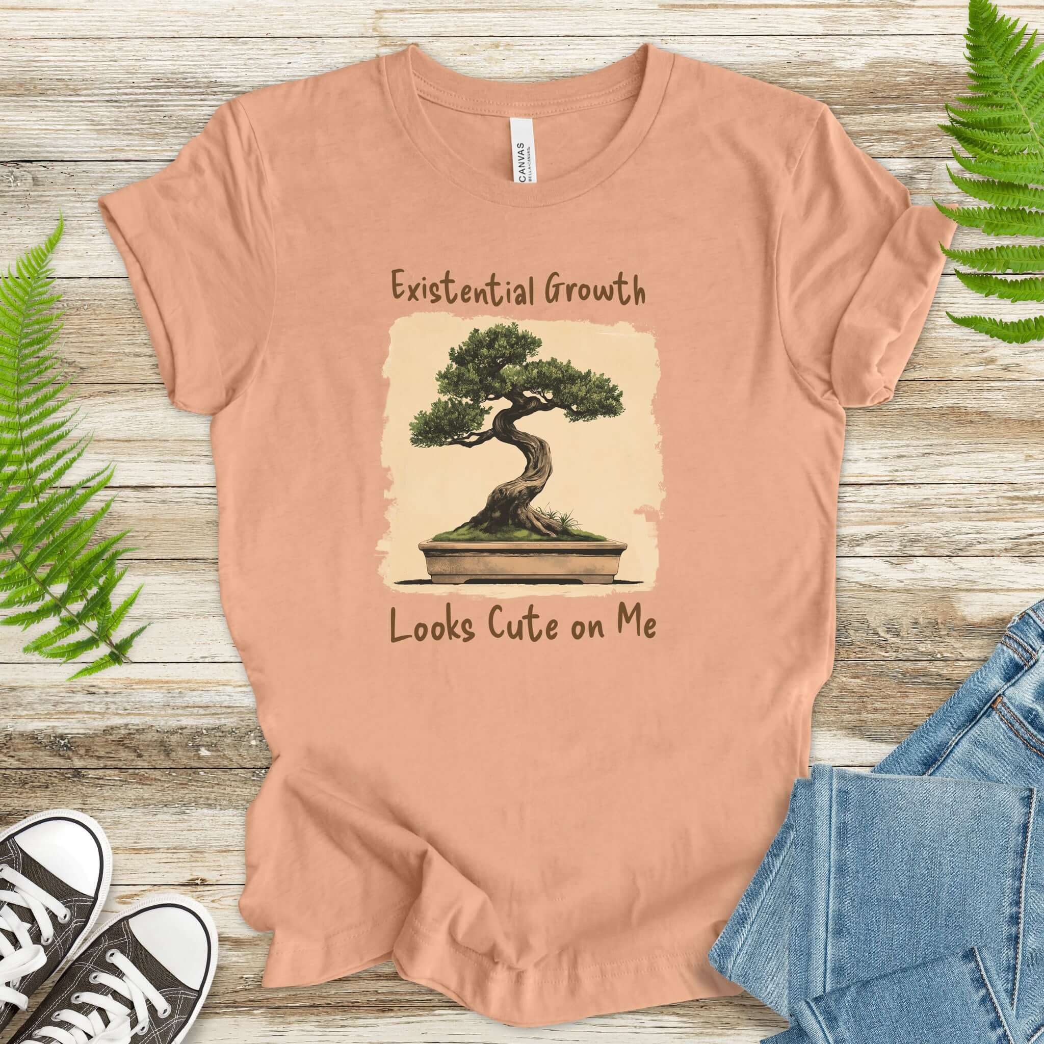 Deep Roots Bonsai Bliss Retro T-Shirt