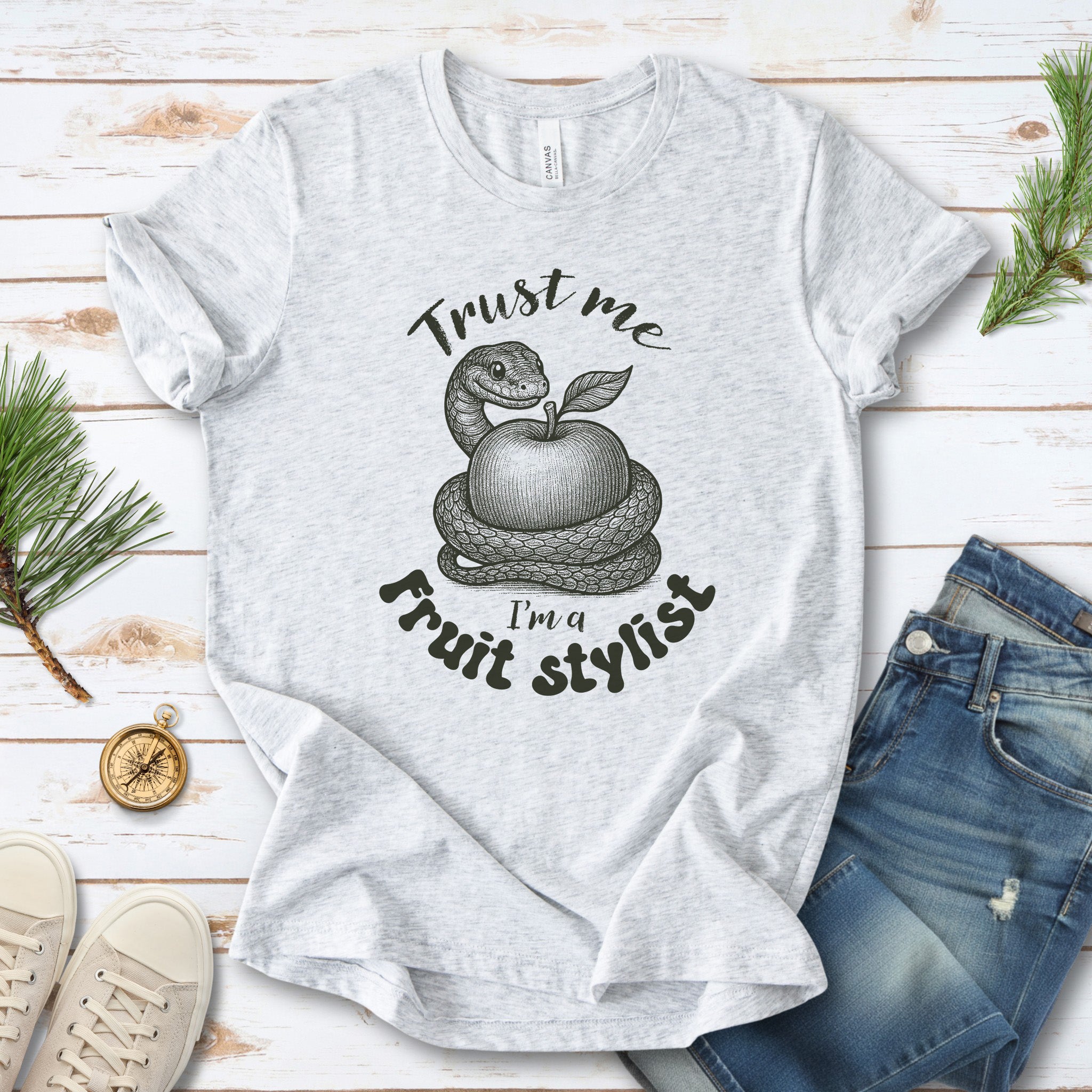 Trust Me I'm a Fruit Stylist – Funny Snake Meme Shirt for Serpent Lovers & Sarcastic Vibes
