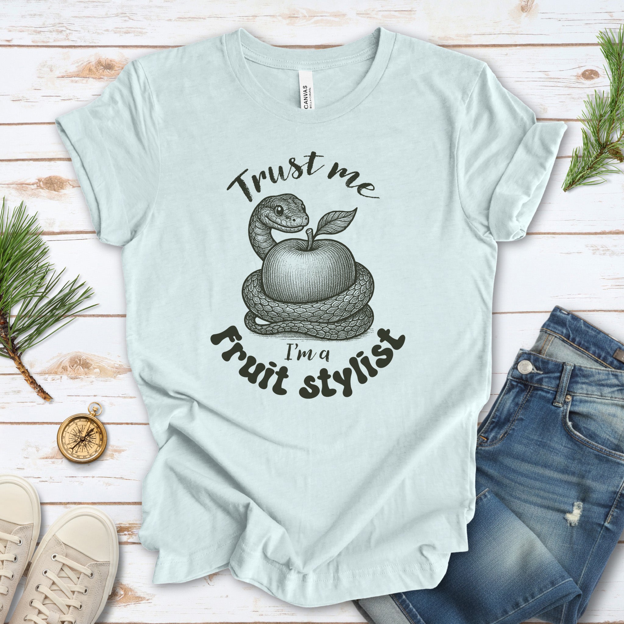 Trust Me I'm a Fruit Stylist – Funny Snake Meme Shirt for Serpent Lovers & Sarcastic Vibes