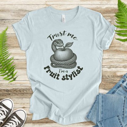Trust Me I'm a Fruit Stylist – Funny Snake Meme Shirt for Serpent Lovers & Sarcastic Vibes