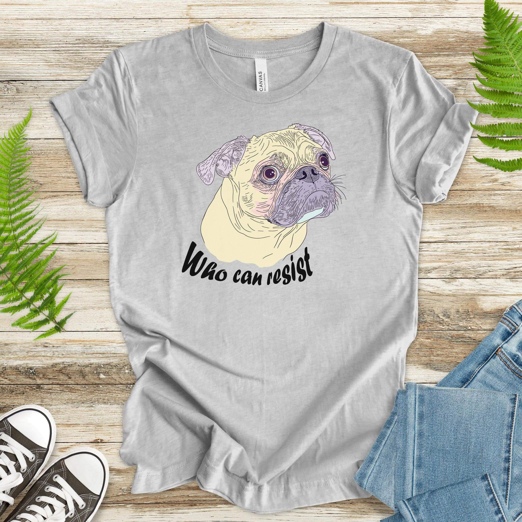 Who Can Resist? Adorable Pug T-Shirt - TShirtree