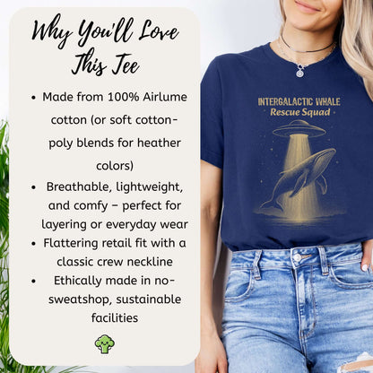 Intergalactic Whale Rescue Squad Shirt – Funny Humpback Whale T-Shirt
