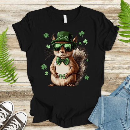 Lucky Nut: St. Patrick’s Day Squirrel T-Shirt - TShirtree