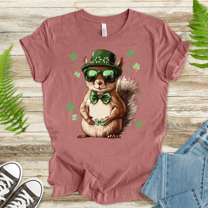 Lucky Nut: St. Patrick’s Day Squirrel T-Shirt - TShirtree