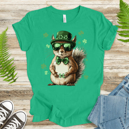 Lucky Nut: St. Patrick’s Day Squirrel T-Shirt - TShirtree