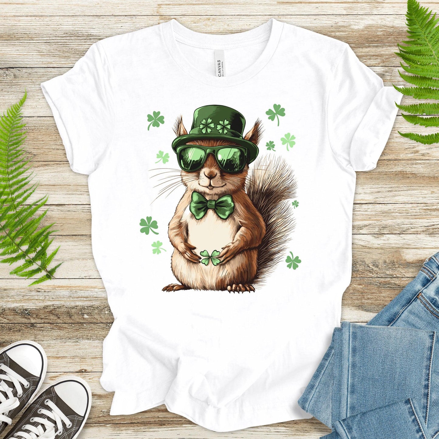 Lucky Nut: St. Patrick’s Day Squirrel T-Shirt - TShirtree