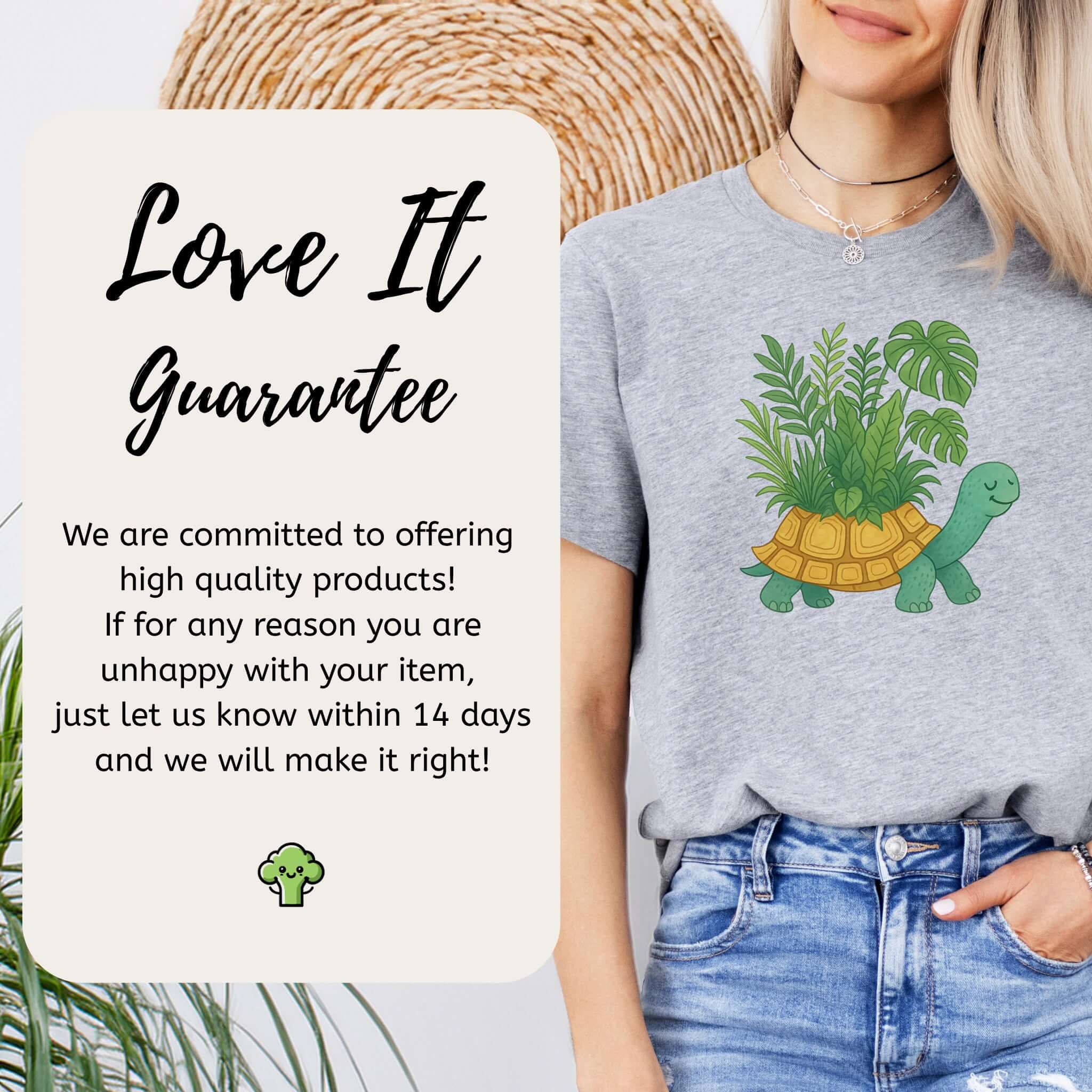 Jungle Tortoise Plant Lover T-Shirt