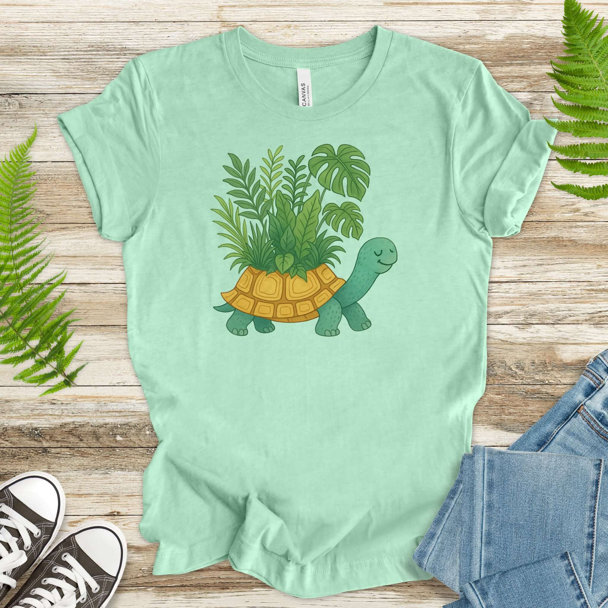 Jungle Tortoise Plant Lover T-Shirt
