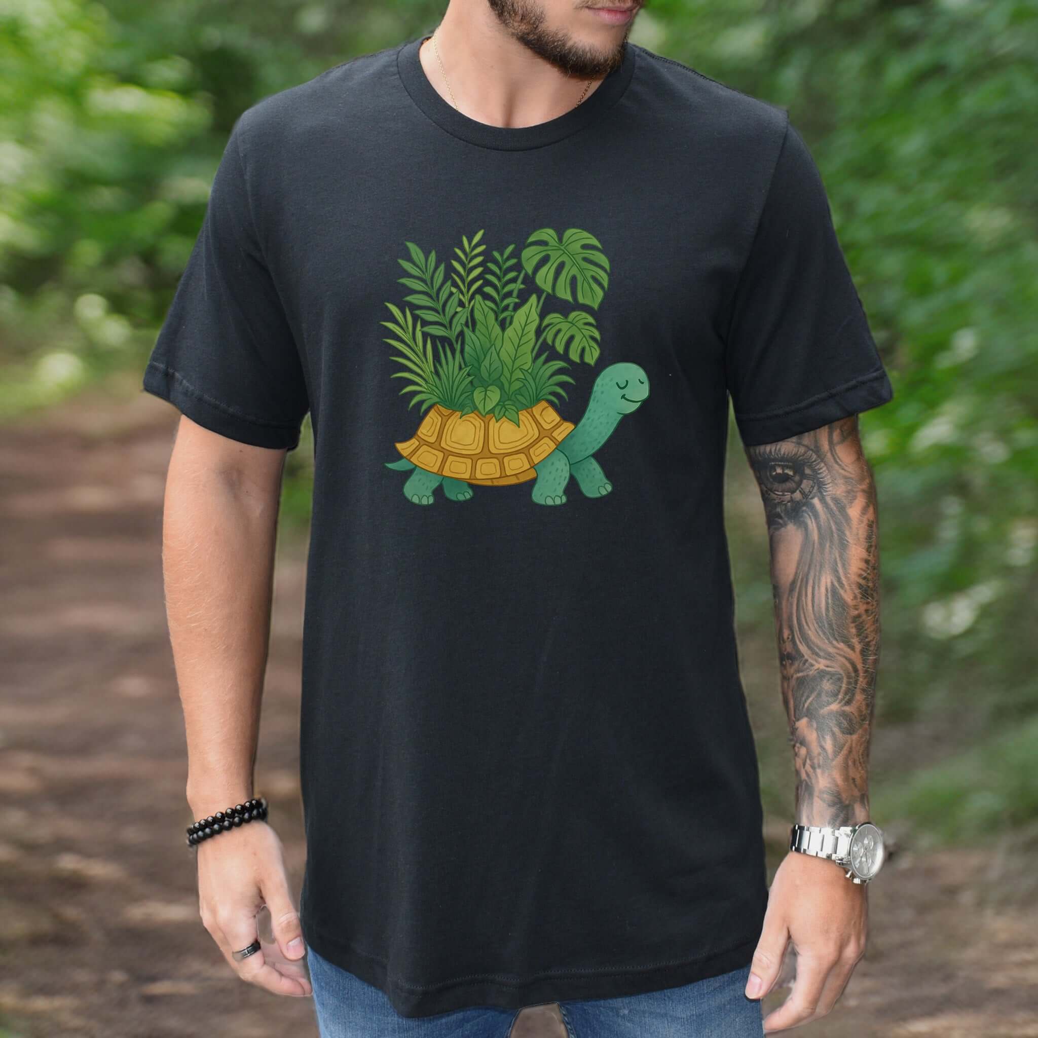 Jungle Tortoise Plant Lover T-Shirt