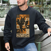 Potion Bat Halloween Sweatshirt – Trust Me I’m a Bat With a Bottle