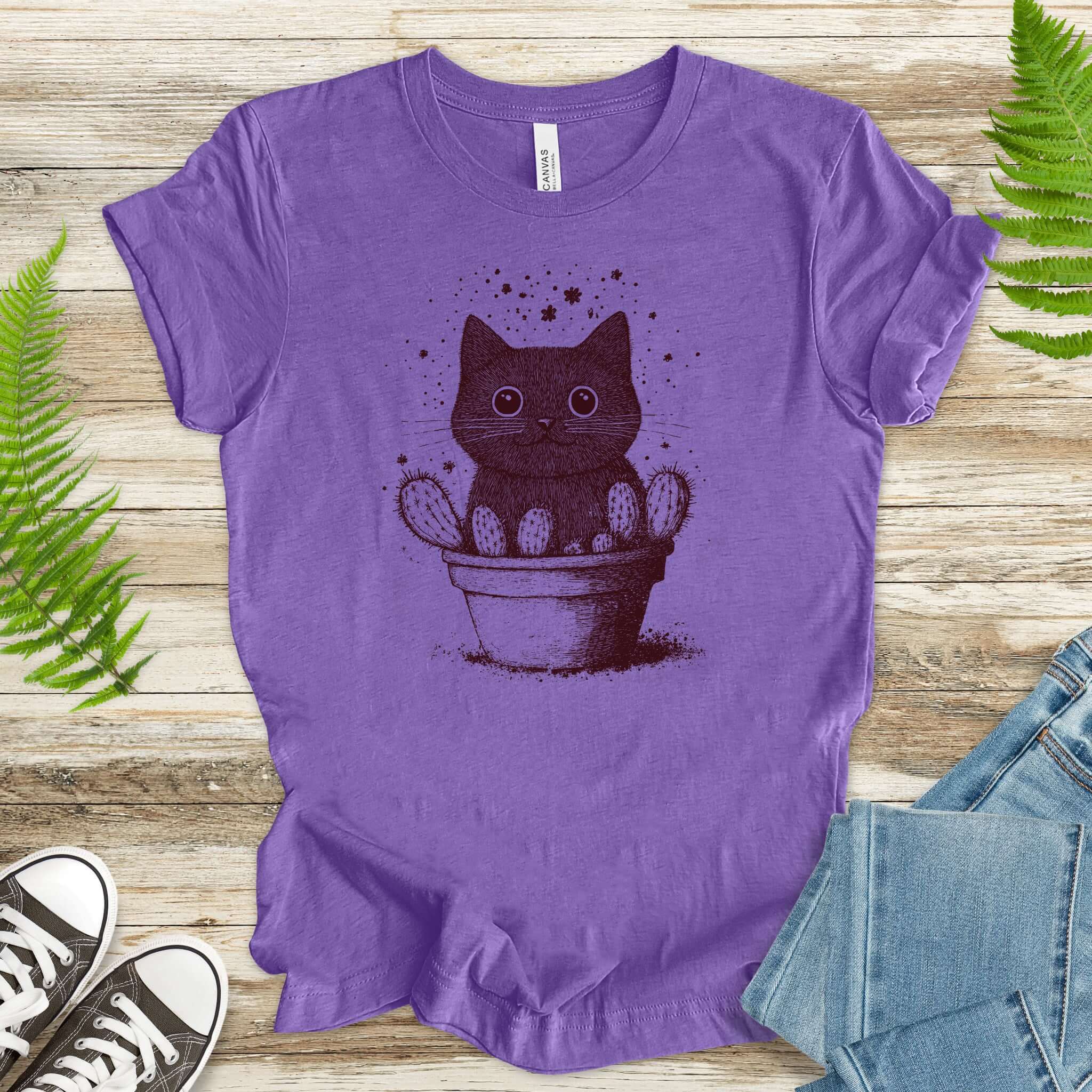 Cactus Cat Confusion T-Shirt
