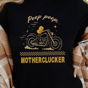 Funny Chicken Meme T-Shirt – Chick on Motorcycle Gift Tee for Chicken Lovers