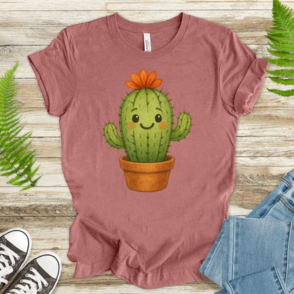 Watercolor Cactus T-Shirt – Cute Succulent Lover Gift & Botanical Vibes