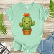Watercolor Cactus T-Shirt – Cute Succulent Lover Gift & Botanical Vibes