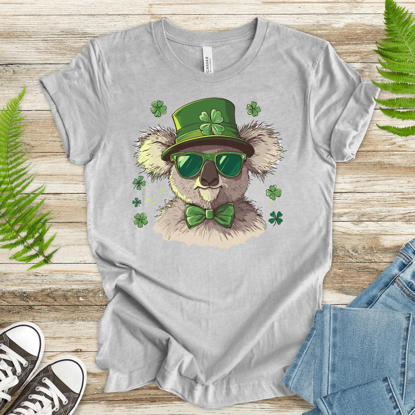 Koala-fied for Luck: St. Patrick’s Day Koala T-Shirt - TShirtree