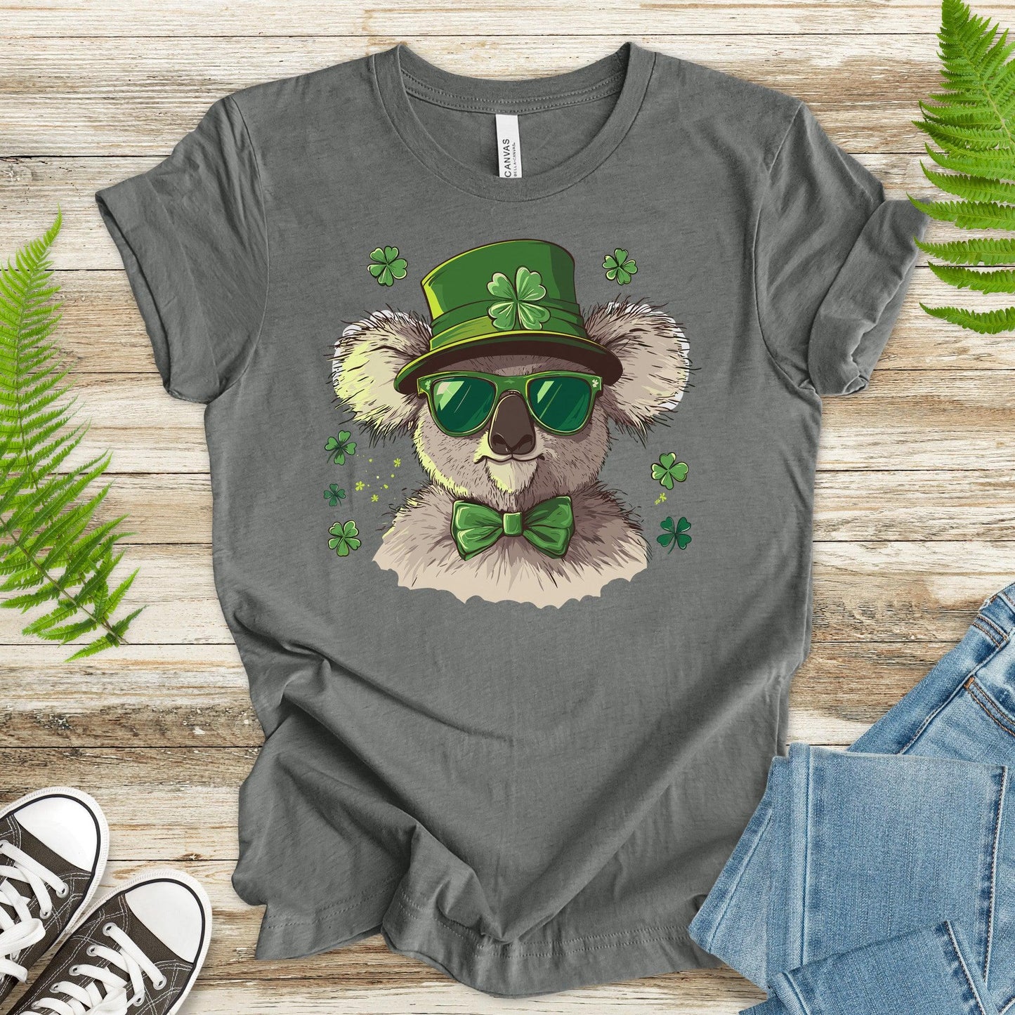 Koala-fied for Luck: St. Patrick’s Day Koala T-Shirt - TShirtree