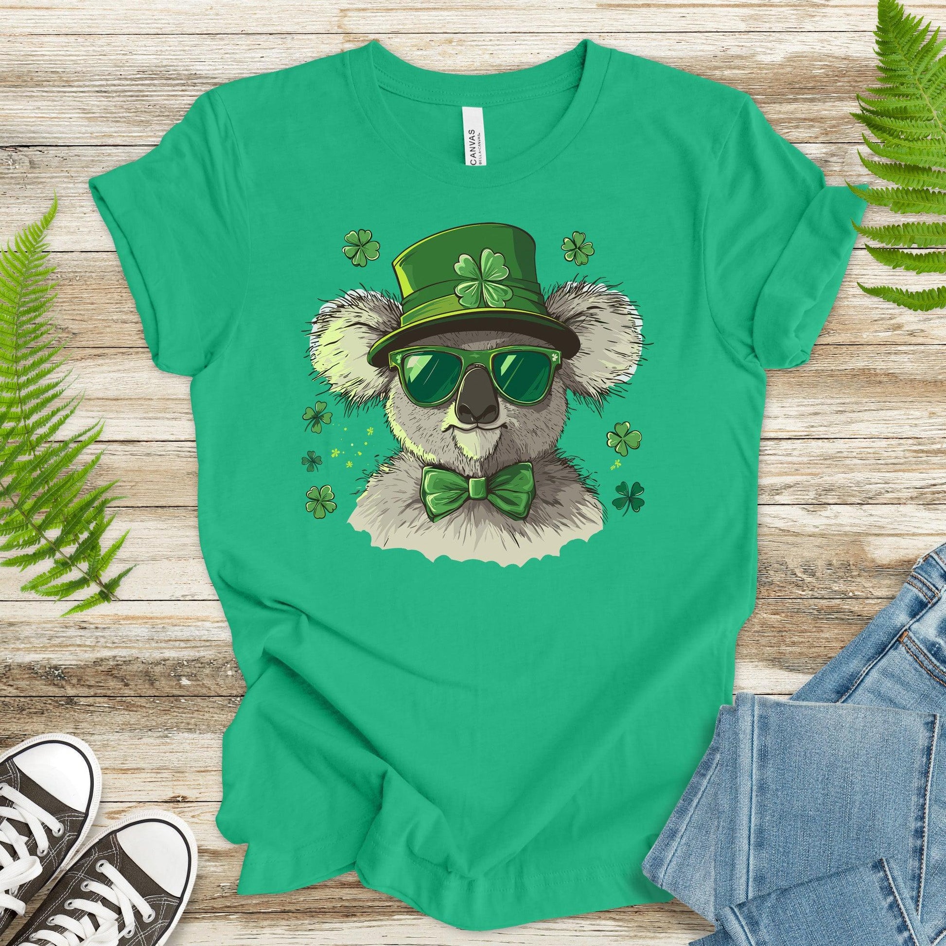 Koala-fied for Luck: St. Patrick’s Day Koala T-Shirt - TShirtree