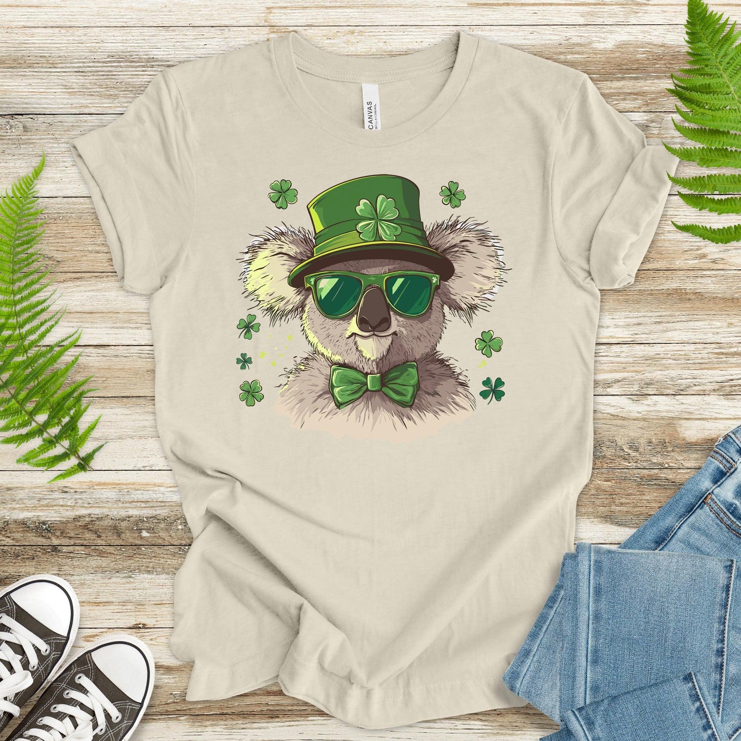 Koala-fied for Luck: St. Patrick’s Day Koala T-Shirt - TShirtree