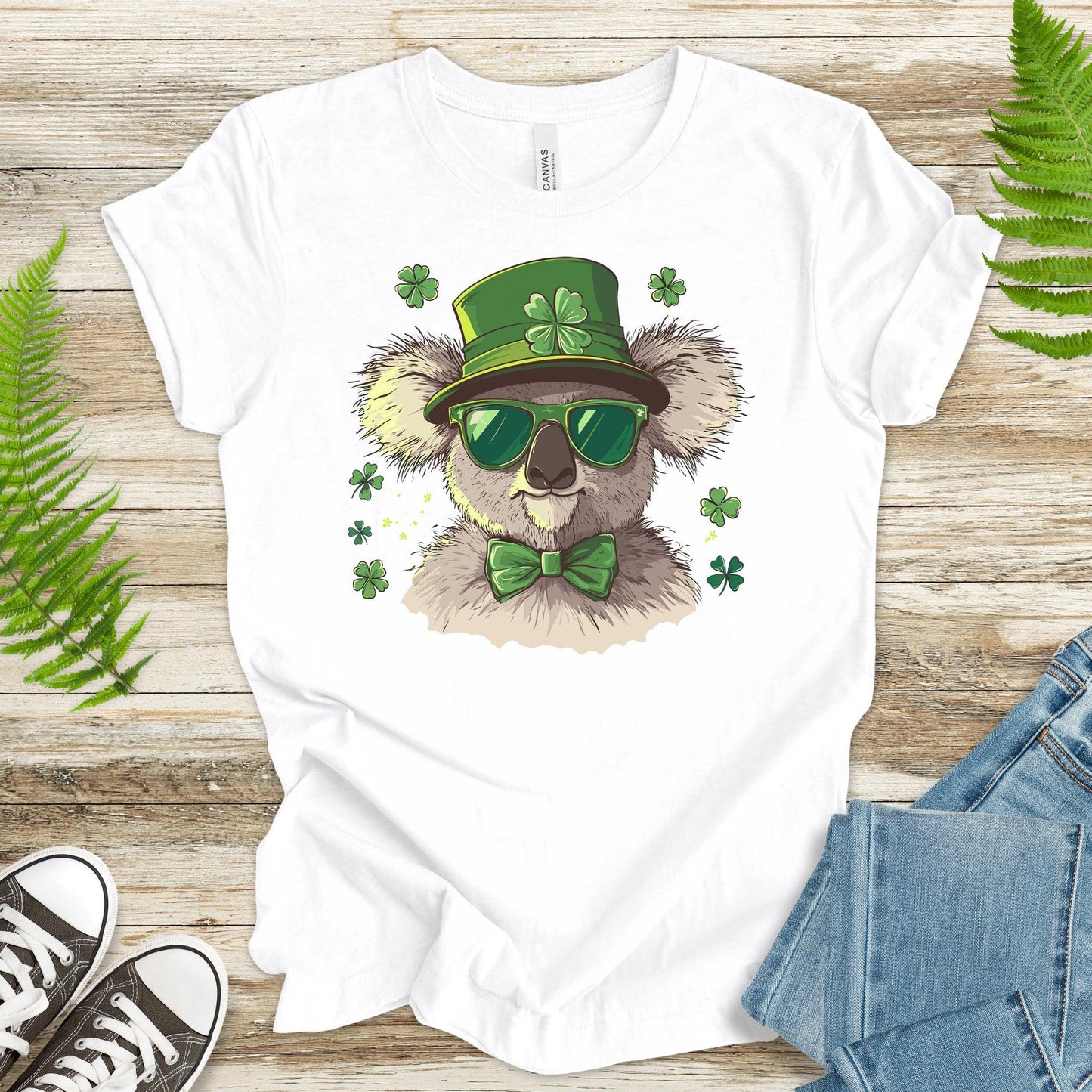 Koala-fied for Luck: St. Patrick’s Day Koala T-Shirt - TShirtree