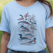 American Waters 250th Anniversary Patriotic Fish & Bird T-Shirt