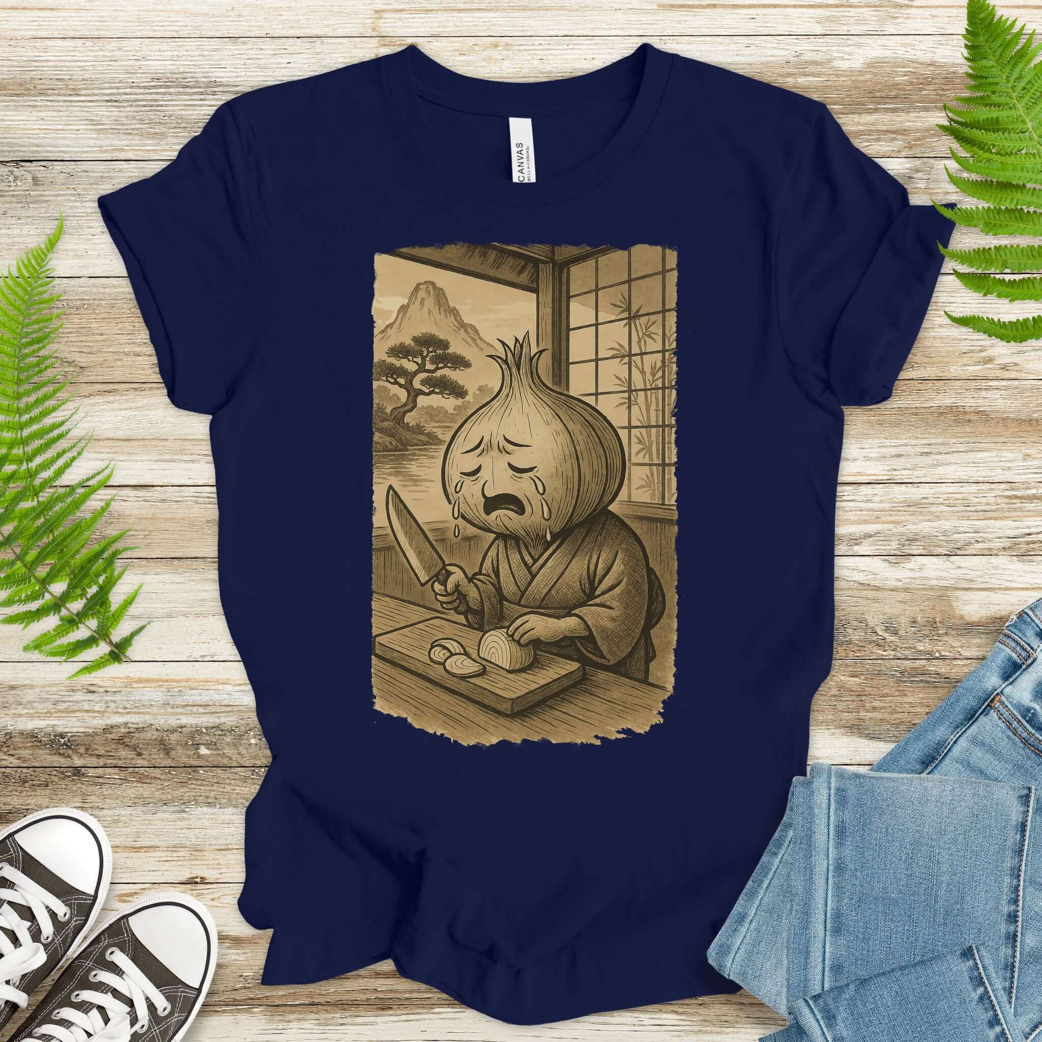 Crying Onion Chef Japanese Style T-Shirt