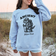Ancient Hiker Club Sweatshirt – Funny Dino Hiking Gift
