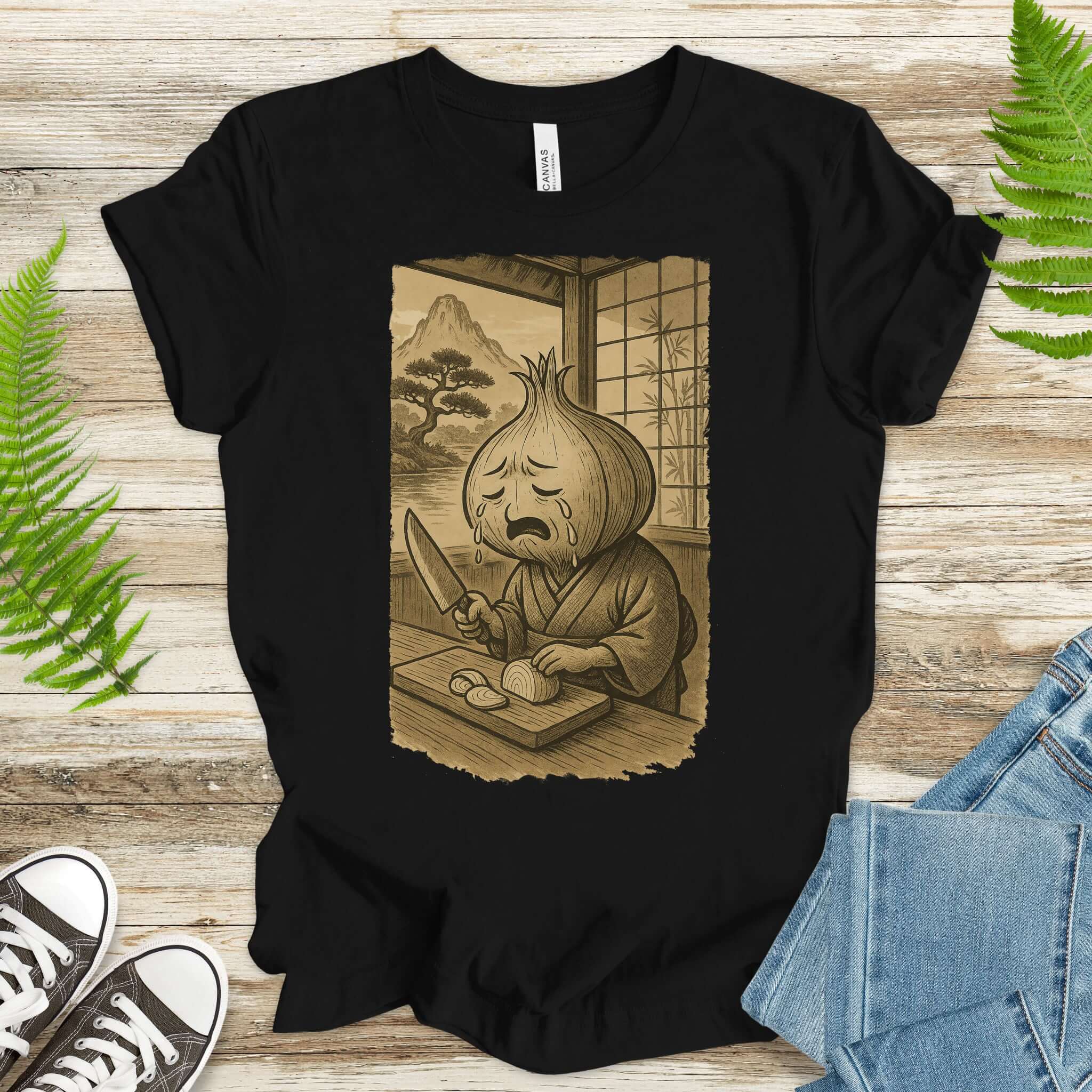 Crying Onion Chef Japanese Style T-Shirt