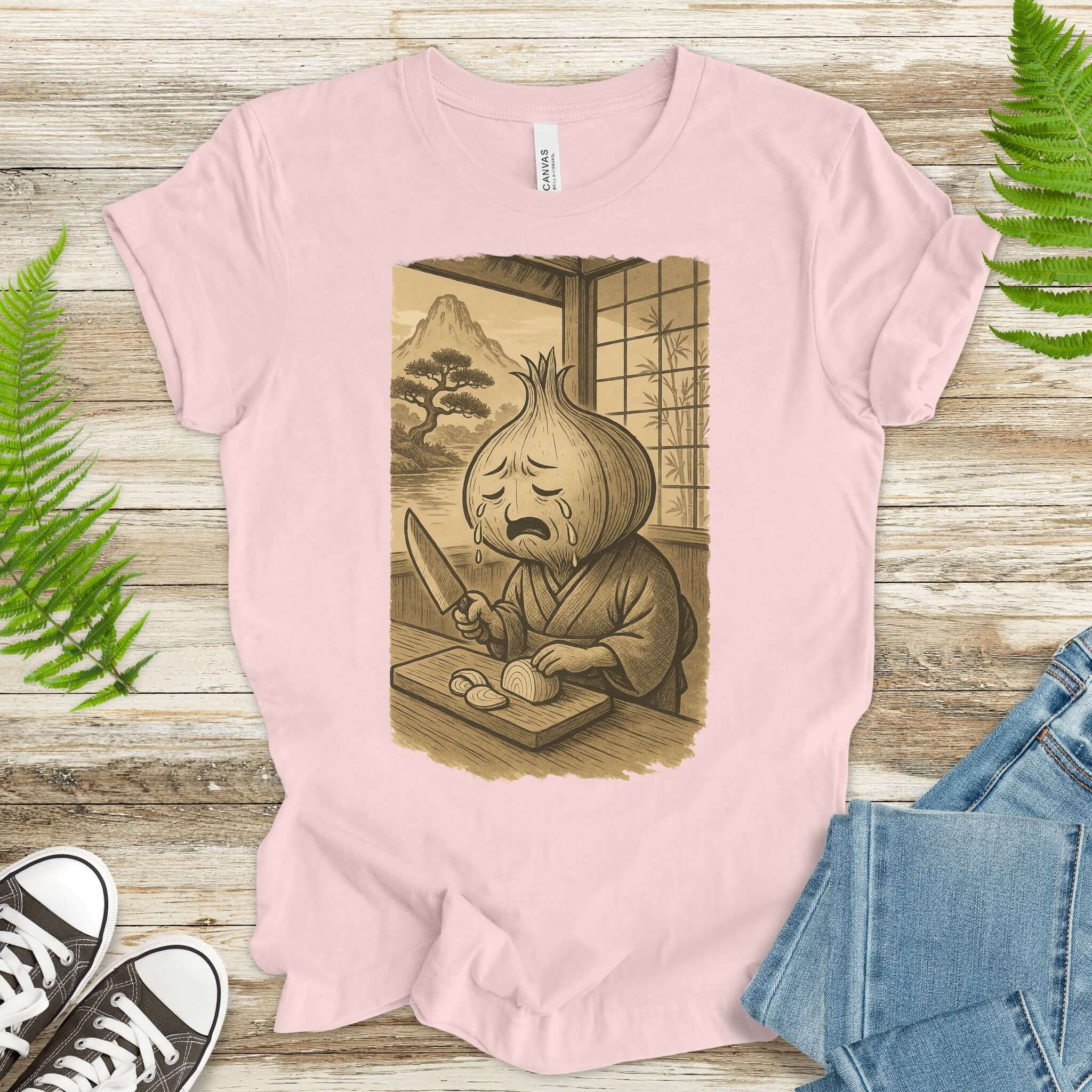 Crying Onion Chef Japanese Style T-Shirt