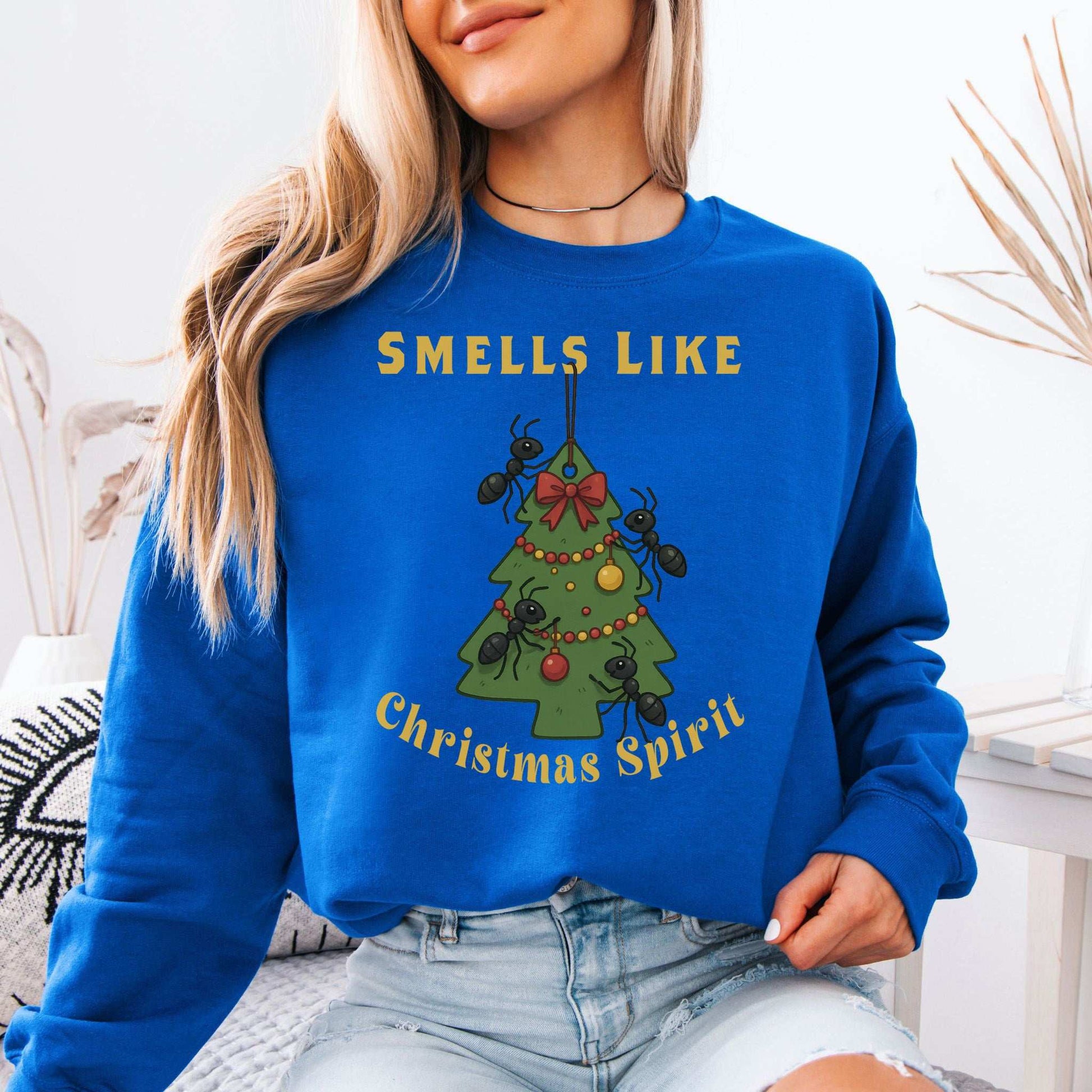 Ladybug Christmas Tree Sweatshirt – Cute Bug Lover Holiday Magic