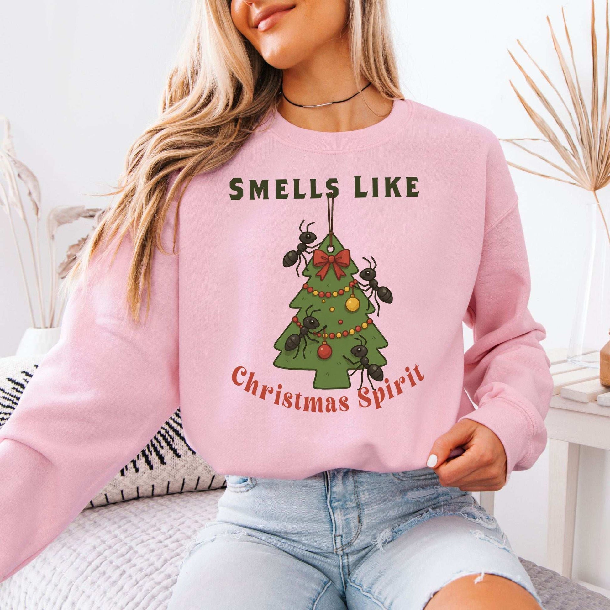 Ladybug Christmas Tree Sweatshirt – Cute Bug Lover Holiday Magic