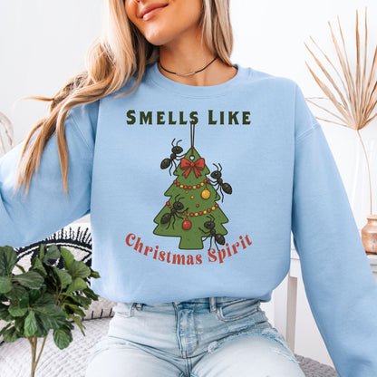 Ladybug Christmas Tree Sweatshirt – Cute Bug Lover Holiday Magic