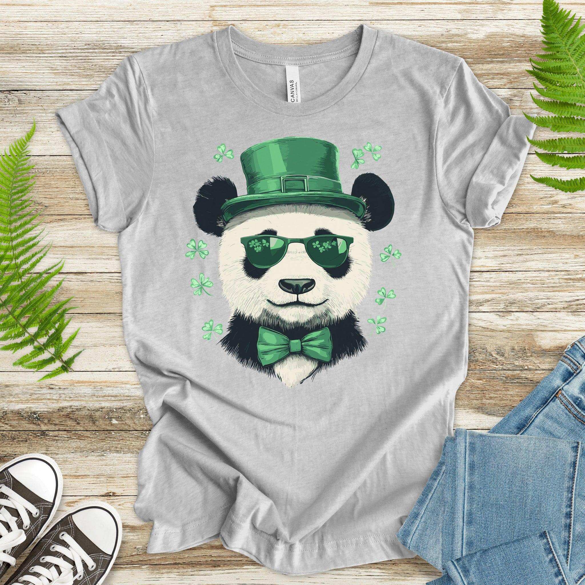 Bamboo & Blarney: St. Patrick’s Day Panda T-Shirt - TShirtree