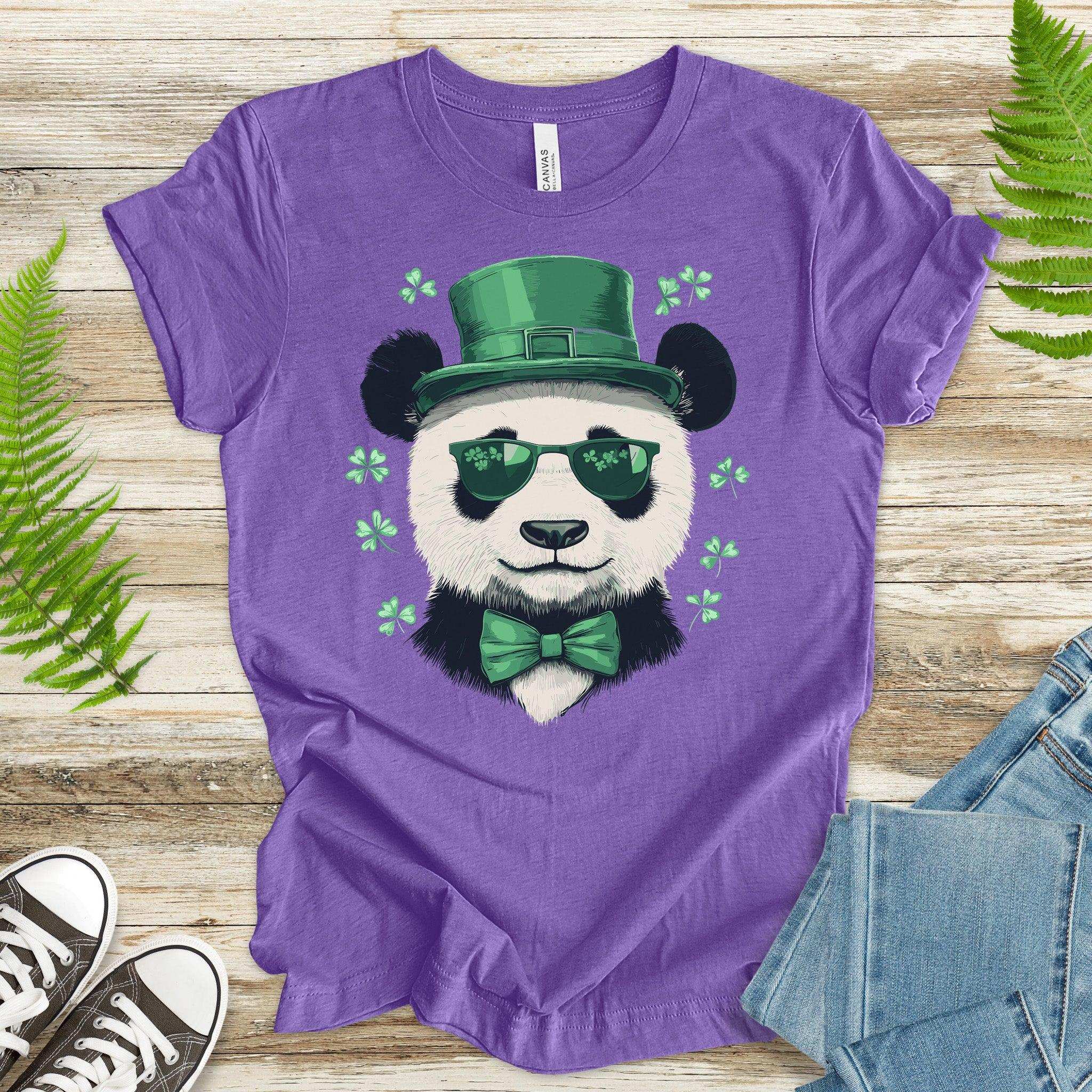 Bamboo & Blarney: St. Patrick’s Day Panda T-Shirt - TShirtree