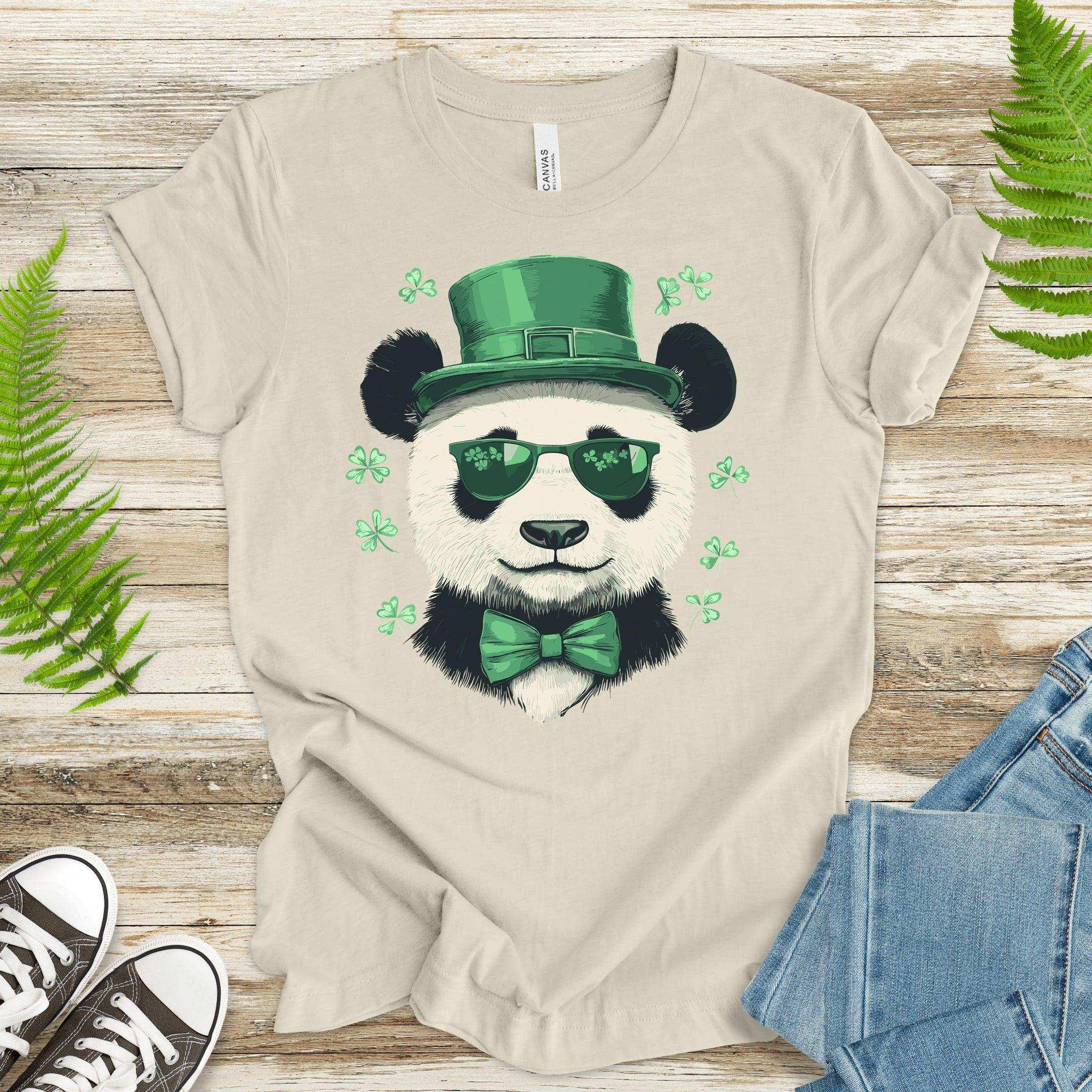 Bamboo & Blarney: St. Patrick’s Day Panda T-Shirt - TShirtree
