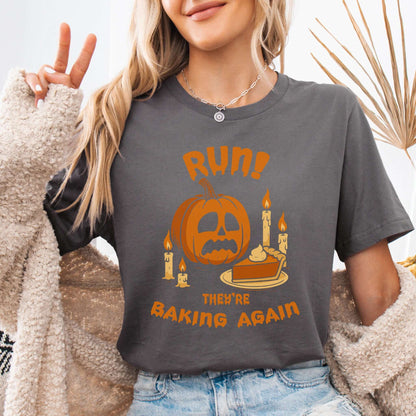 Funny Pumpkin Baking Halloween T-Shirt – Spooky Fall Sweater for Baking Lovers