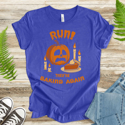 Funny Pumpkin Baking Halloween T-Shirt – Spooky Fall Sweater for Baking Lovers