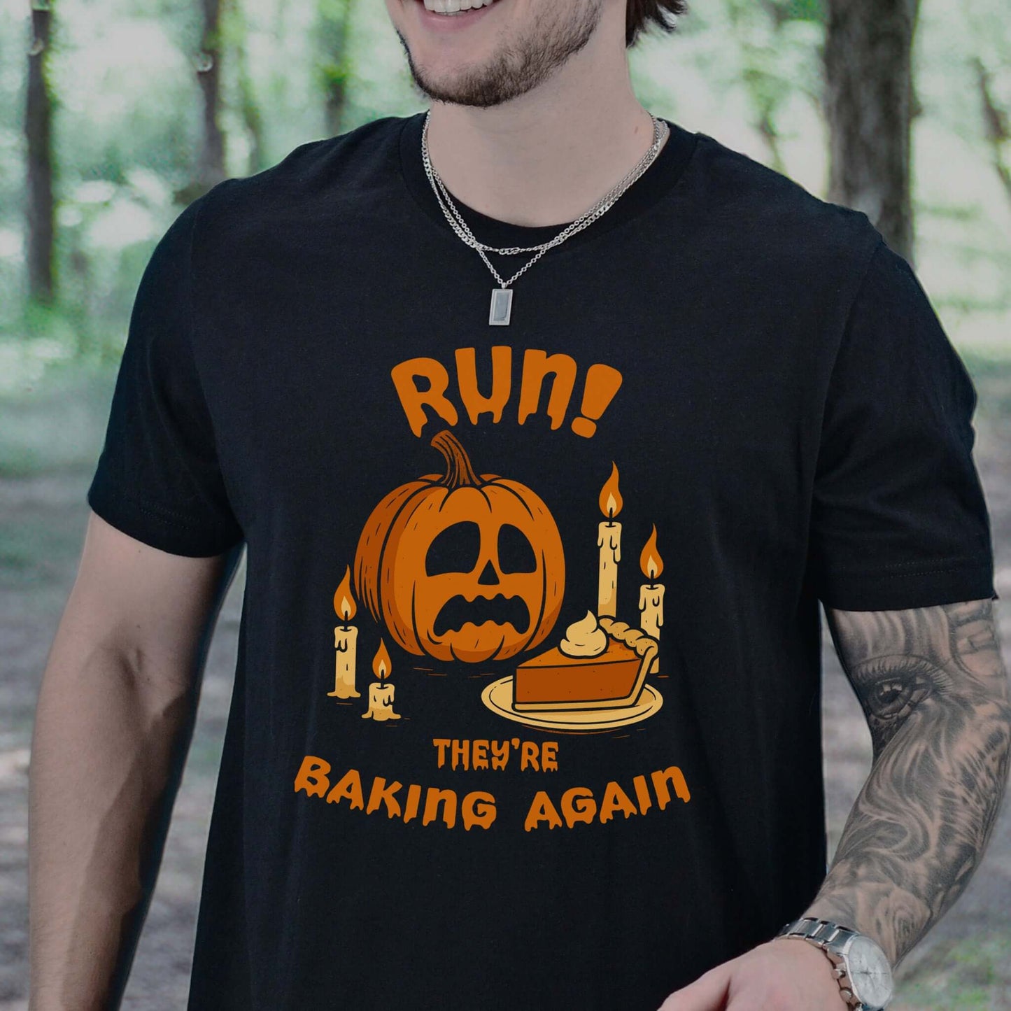 Funny Pumpkin Baking Halloween T-Shirt – Spooky Fall Sweater for Baking Lovers