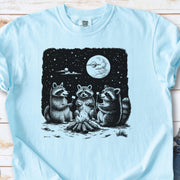Raccoon Campfire Party Comfort Colors Shirt