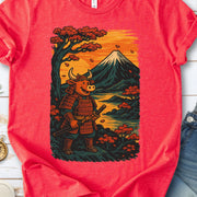 Samurai Bull T-Shirt – Bold Retro Japanese Warrior Tee