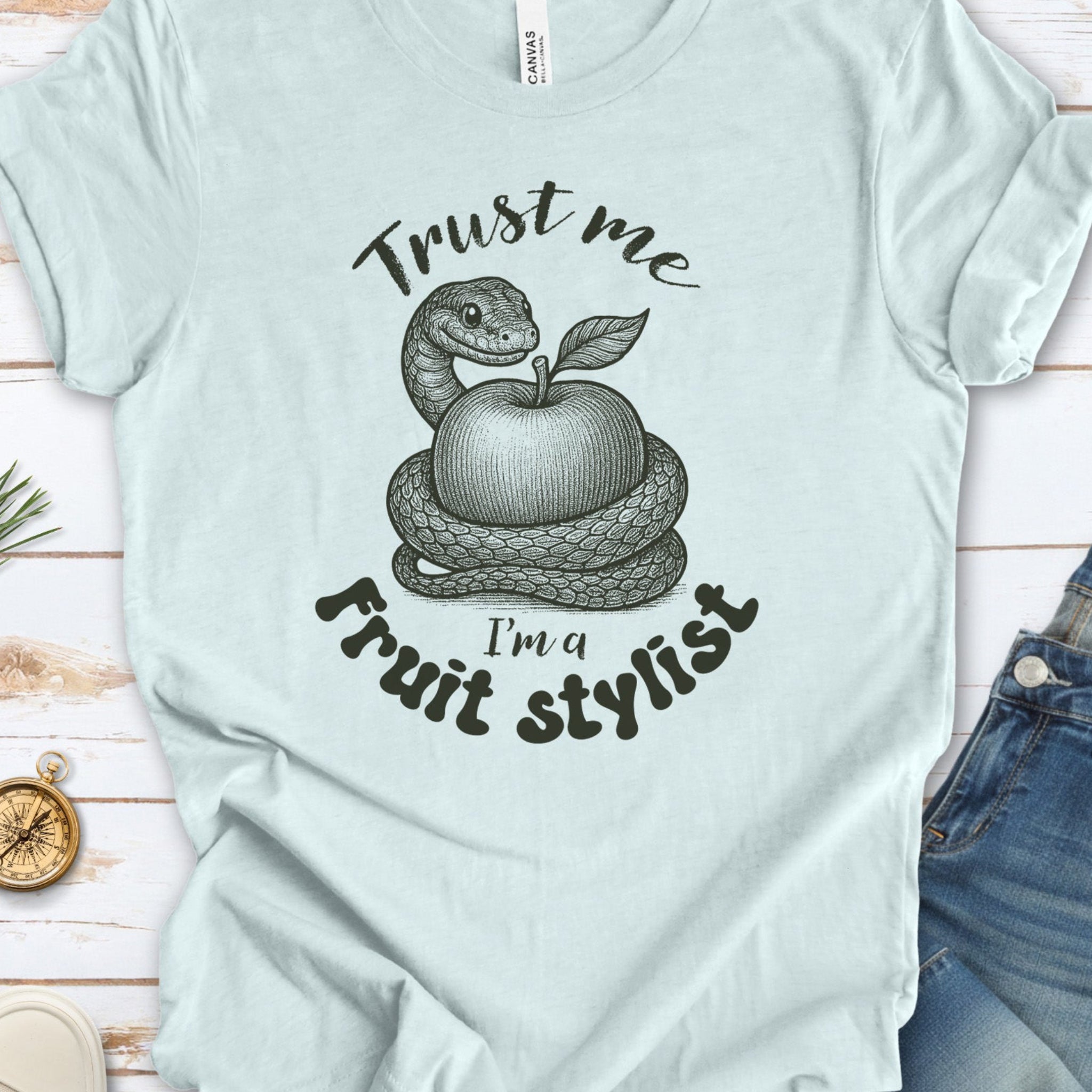 Trust Me I'm a Fruit Stylist – Funny Snake Meme Shirt for Serpent Lovers & Sarcastic Vibes