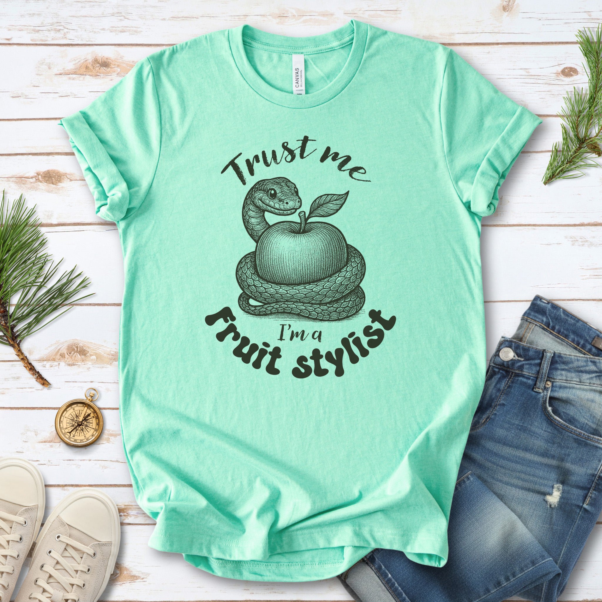 Trust Me I'm a Fruit Stylist – Funny Snake Meme Shirt for Serpent Lovers & Sarcastic Vibes