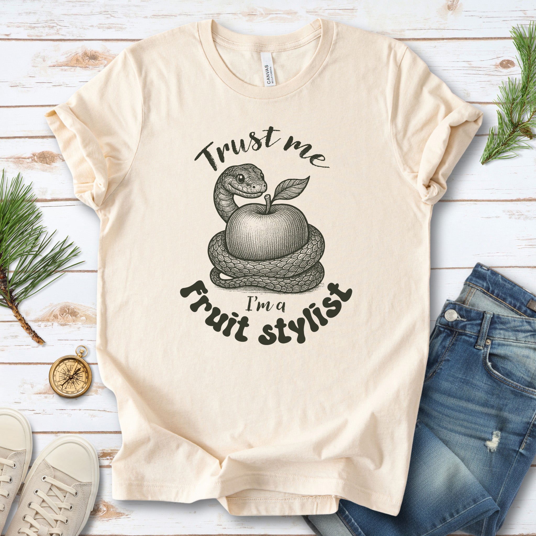 Trust Me I'm a Fruit Stylist – Funny Snake Meme Shirt for Serpent Lovers & Sarcastic Vibes