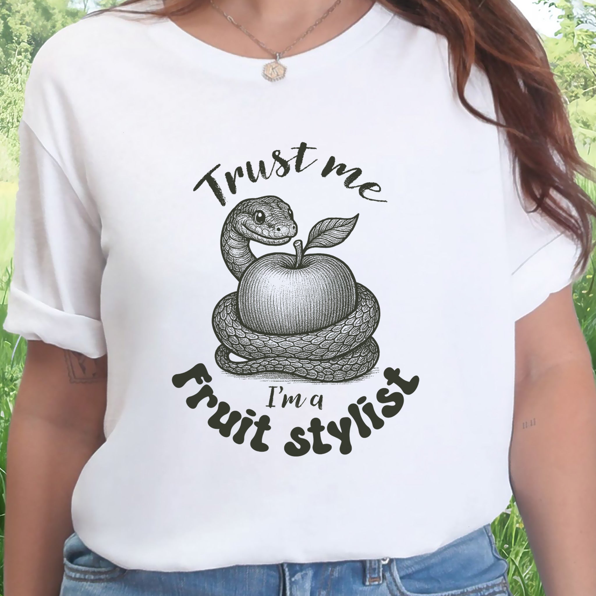 Trust Me I'm a Fruit Stylist – Funny Snake Meme Shirt for Serpent Lovers & Sarcastic Vibes
