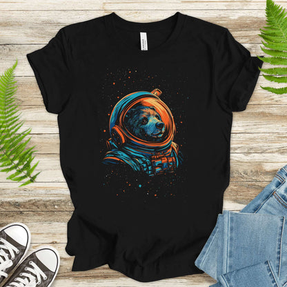 Cosmic Explorer Bear Shirt – Space Animal Astronaut T-Shirt