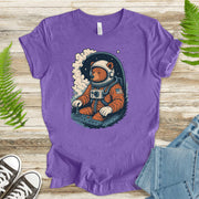 Astronaut Bear Space T-Shirt – Retro Cosmic Grizzly Galaxy Tee