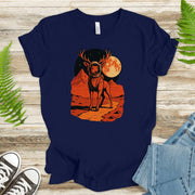 Astronaut Deer Space T-Shirt – Retro Cosmic Wilderness Explorer Tee